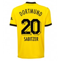 Borussia Dortmund Marcel Sabitzer #20 Hjemmedrakt 2023-24 Kortermet